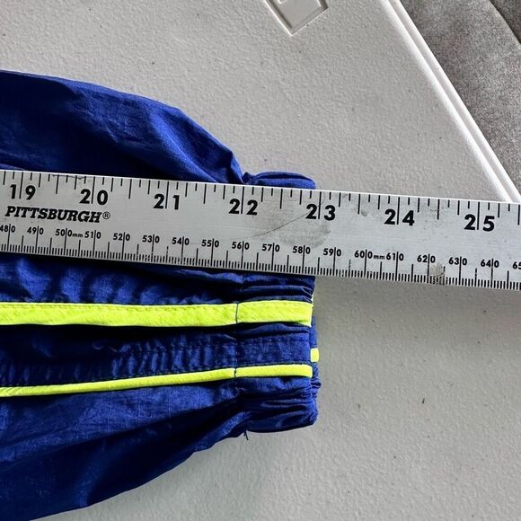 FP Movement Varsity Blues Jacket Womens S Sapphire Neon Green NWT Sporty‎ - Picture 9 of 12